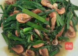 河虾炒韭菜的做法图解4