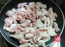 蒜苗焖猪头肉的做法图解3
