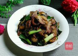 蒜苗焖猪头肉的做法图解7