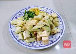 豆腐片炒茄子的做法图解2