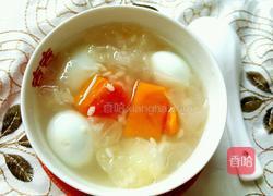 酒酿银耳炖蛋的做法图解5