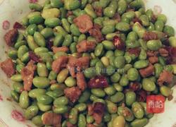 毛豆粒炒肉丁的做法图解5