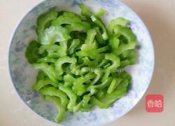 豆豉苦瓜的做法图解3
