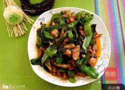 蒜苗肉丝的做法图解4