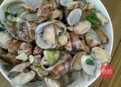 炒蚬子的做法图解6