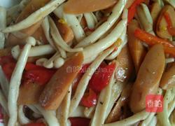 海鲜菇炒火腿的做法图解8