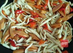 海鲜菇炒火腿的做法图解7
