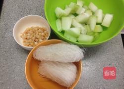 瑶柱冬瓜粉丝汤的做法图解1