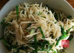 韭菜炒茭瓜丝的做法图解6