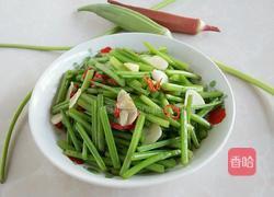 蒜香红薯杆的做法图解8