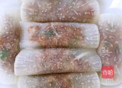 萝卜蒸肉卷的做法图解3
