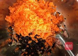 猪肉木耳胡萝卜水饺的做法图解4