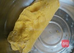 糯米南瓜豆沙糕的做法图解3