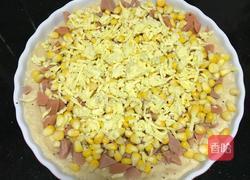 玉米火腿肠批萨的做法图解7