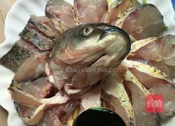 清蒸草鱼之孔雀开屏的做法图解11