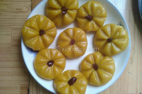 蒸南瓜饼