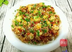 蒜蓉蚝油扇贝肉蒸粉丝的做法图解7