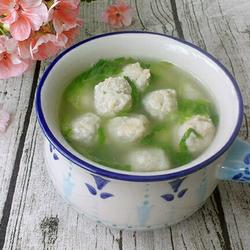 生菜肉丸汤的做法[图]