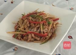 仔姜肉丝的做法图解5