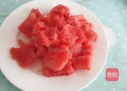 蜂蜜西瓜冰沙的做法图解2