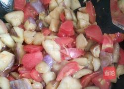 家常西红柿炒茄子的做法图解9