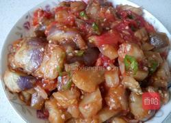 家常西红柿炒茄子的做法图解11