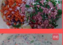 什锦蔬菜豆渣饼的做法图解7