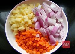 花样鸡肉咖喱饭的做法图解3