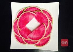 蜂蜜水沾心里美的做法图解6