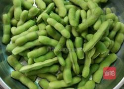 盐水煮毛豆的做法图解2