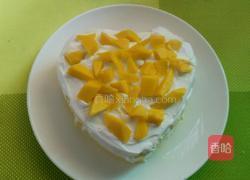 爱心水果蛋糕(四寸)的做法图解6
