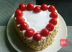 爱心水果蛋糕(四寸)的做法图解11