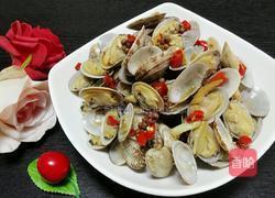 辣椒炒花甲的做法图解7