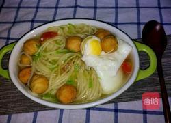 鱼丸鸡蛋长寿面的做法图解13