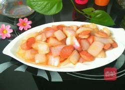 洋葱炒火腿肠的做法图解8