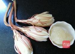 昙花枸杞羹的做法图解1