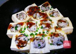 煎焖酿嫩豆腐的做法图解8