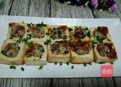 煎焖酿嫩豆腐的做法图解9