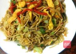 杂烩炒面的做法图解8