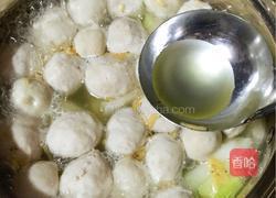 肉丸虾米冬瓜汤的做法图解7