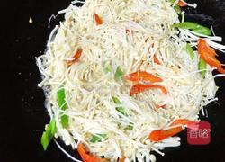 蒜香双椒金针菇的做法图解10