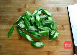 秋葵炒鸡蛋的做法图解6