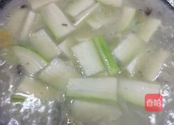 鱼尾节瓜夜兰花汤的做法图解8