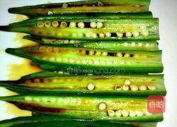 凉拌秋葵的做法图解4