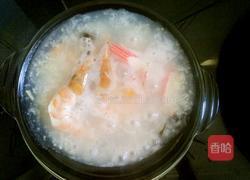 海鲜干贝燕麦粥的做法图解7