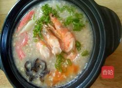 海鲜干贝燕麦粥的做法图解8