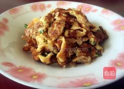 萝卜干煎蛋的做法图解8