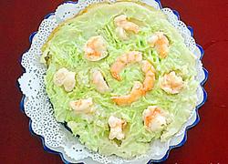 《鲜虾青瓜烙》