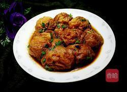 红烧油面筋塞肉的做法图解13