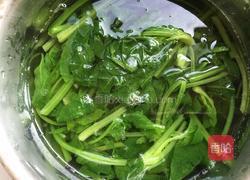 桃仁菠菜的做法图解4